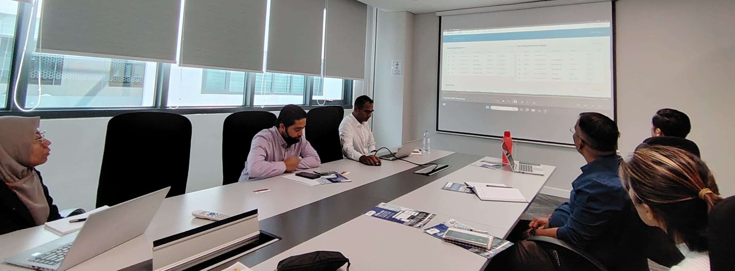 QProNet team on site for the NEMS-Web project